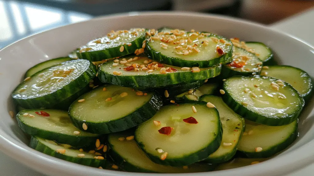 Asian Cucumber Salad 1 Asian Cucumber Salad