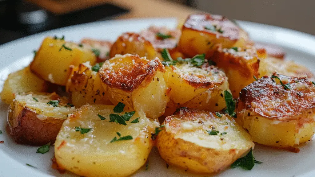 Crispy Parmesan-Crusted Roasted Potatoes Recipe 1 Crispy Parmesan-Crusted Roasted Potatoes Recipe