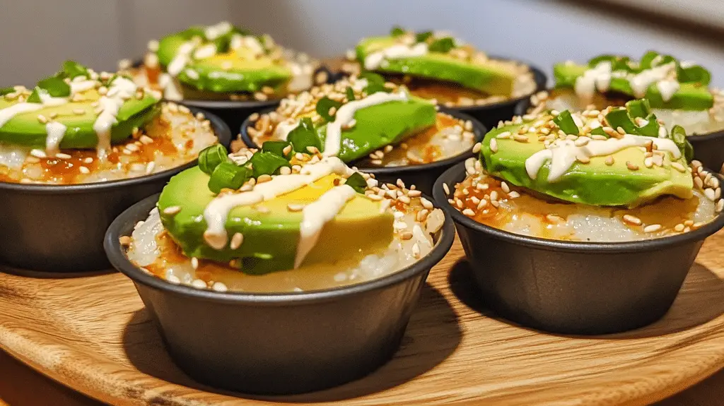7 Next-Level Muffin Tin Sushi Cups That Are Shockingly Easy 9 7 Next-Level Muffin Tin Sushi Cups That Are Shockingly Easy