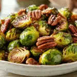 11 Irresistible Reasons to Love These Balsamic Roasted Brussels Sprouts with Pecans 6 Balsamic Roasted Brussels Sprouts with Pecans