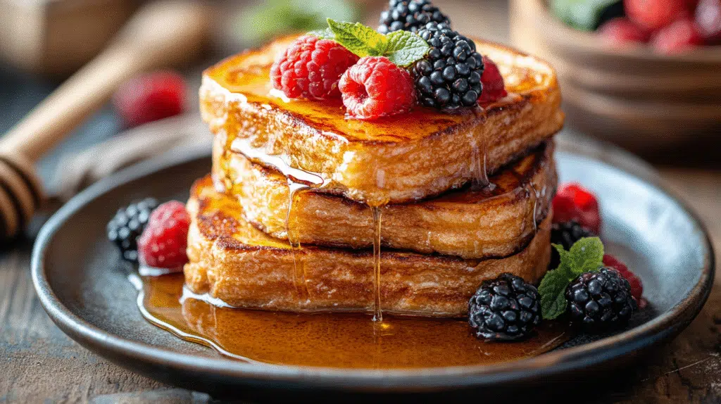 Caramelized Honey French Toast