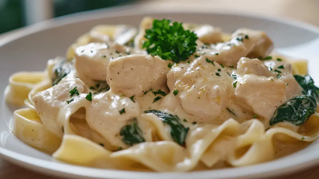 Chicken & Spinach Skillet Pasta with Lemon & Parmesan 1 Chicken & Spinach Skillet Pasta with Lemon & Parmesan