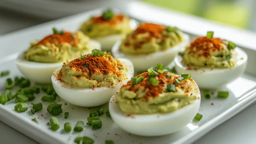 Creamy Avocado Deviled Eggs 1 Creamy Avocado Deviled Eggs