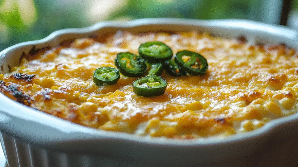Creamy Jalapeño Corn Casserole 1 Creamy Jalapeño Corn Casserole