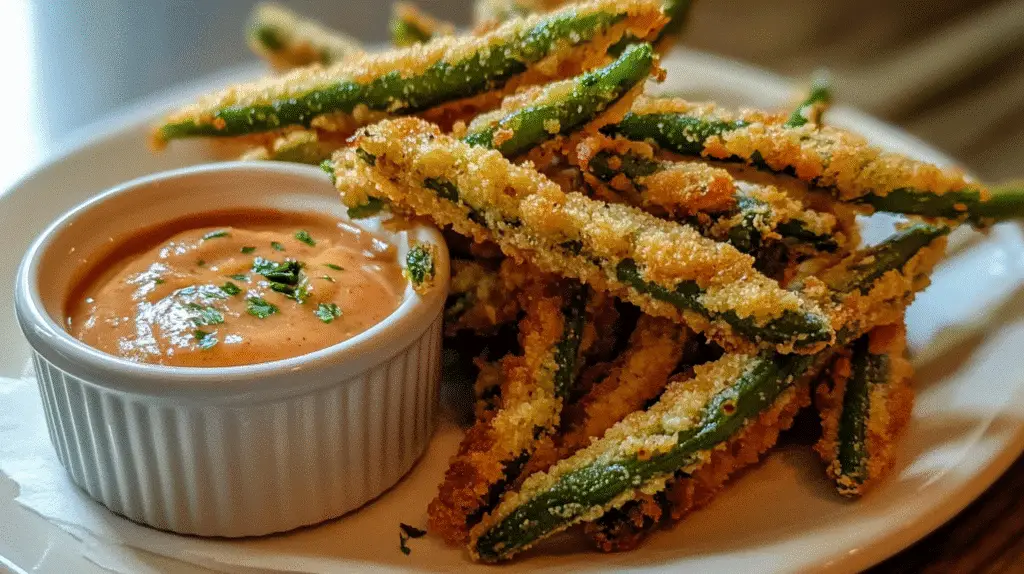 Crispy Air-Fried Green Bean Fries 1 Crispy Air-Fried Green Bean Fries