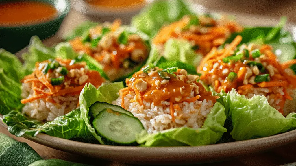 10 Irresistible Reasons to Love These Crispy Rice Lettuce Cups with Creamy Peanut Sauce 5 10 Irresistible Reasons to Love These Crispy Rice Lettuce Cups with Creamy Peanut Sauce