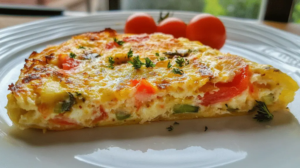 Easy Baked Omelette 1 Easy Baked Omelette