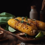 Grilled Corn Ribs with Garlic-Paprika Butter and Cotija Crema