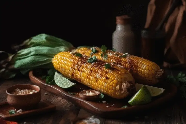 Grilled Corn Ribs with Garlic-Paprika Butter and Cotija Crema
