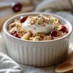 High-Fiber Apple-Cranberry Baked Oats for a Healthy Start