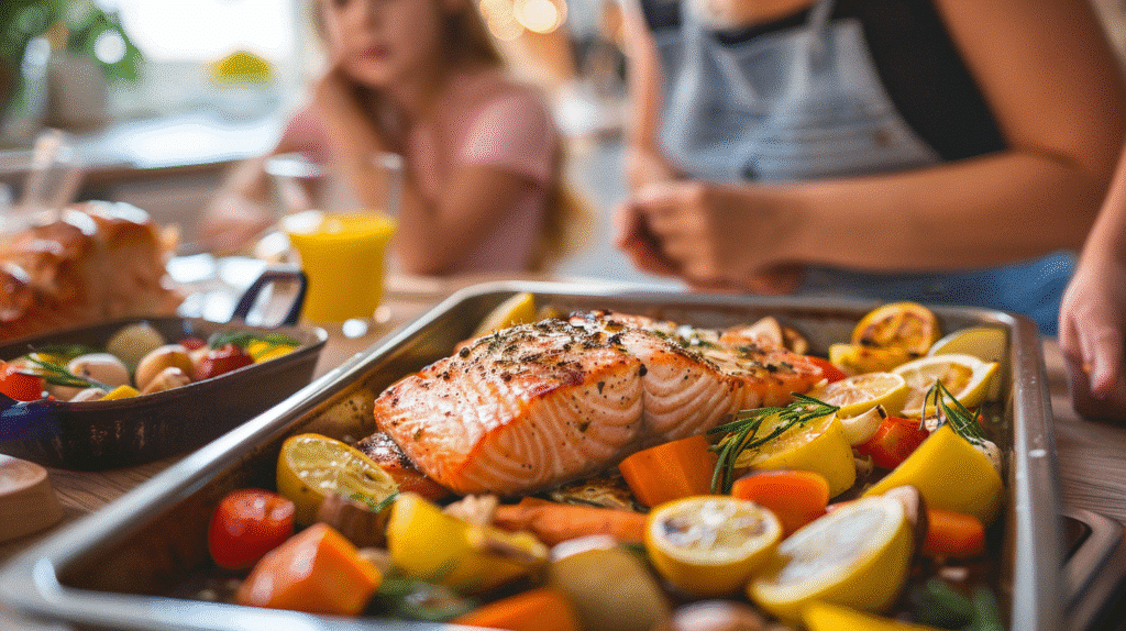 9 Irresistibly Easy Reasons to Make This Lemon Garlic Salmon Tray Bake Tonight 9 9 Irresistibly Easy Reasons to Make This Lemon Garlic Salmon Tray Bake Tonight