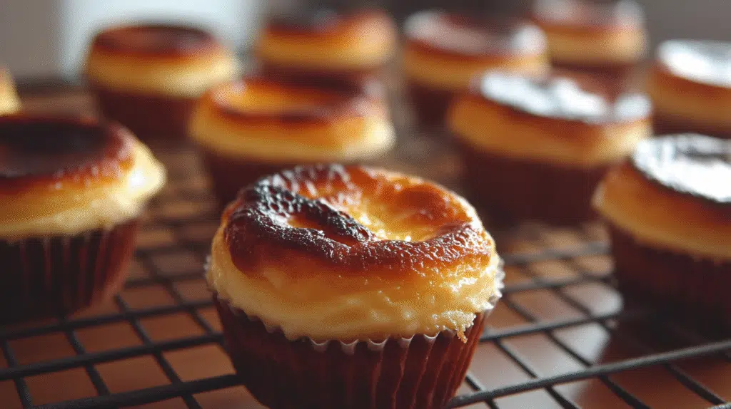 7 Jaw-Dropping Mini Basque Burnt Cheesecakes You’ll Love 6 Mini Basque Burnt Cheesecakes