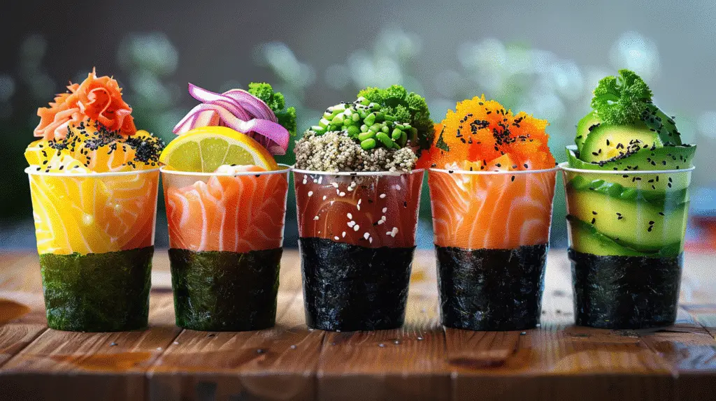 7 Next-Level Muffin Tin Sushi Cups That Are Shockingly Easy 7 7 Next-Level Muffin Tin Sushi Cups That Are Shockingly Easy