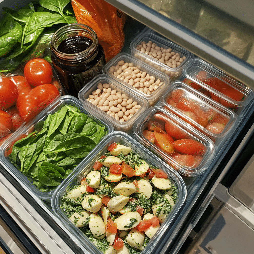 No-Cook White Bean & Spinach Caprese Salad: 9 Irresistible Reasons to Love It 8 No-Cook White Bean & Spinach Caprese Salad 9 Irresistible Reasons to Love It