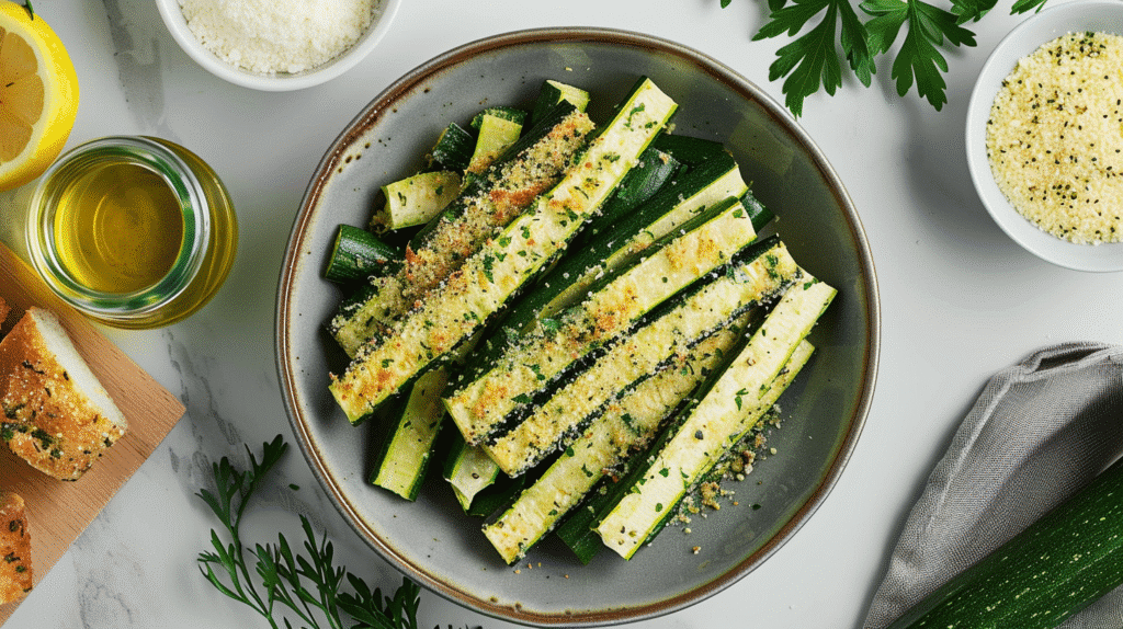 7 Irresistible Reasons Crispy Parmesan-Crusted Zucchini Fries Will Be Your New Favorite Snack 7 7 Irresistible Reasons Crispy Parmesan-Crusted Zucchini Fries Will Be Your New Favorite Snack