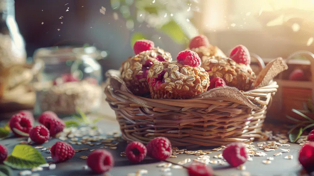 Raspberry Oatmeal Muffins: 9 Moist & Healthy Reasons You'll Love Them 4 9 Reasons You’ll Love These Moist & Healthy Raspberry Oatmeal Muffins