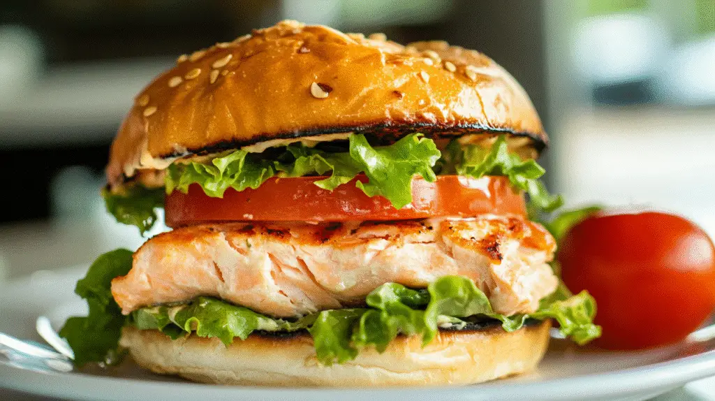 Salmon Sandwich 1 Salmon Sandwich