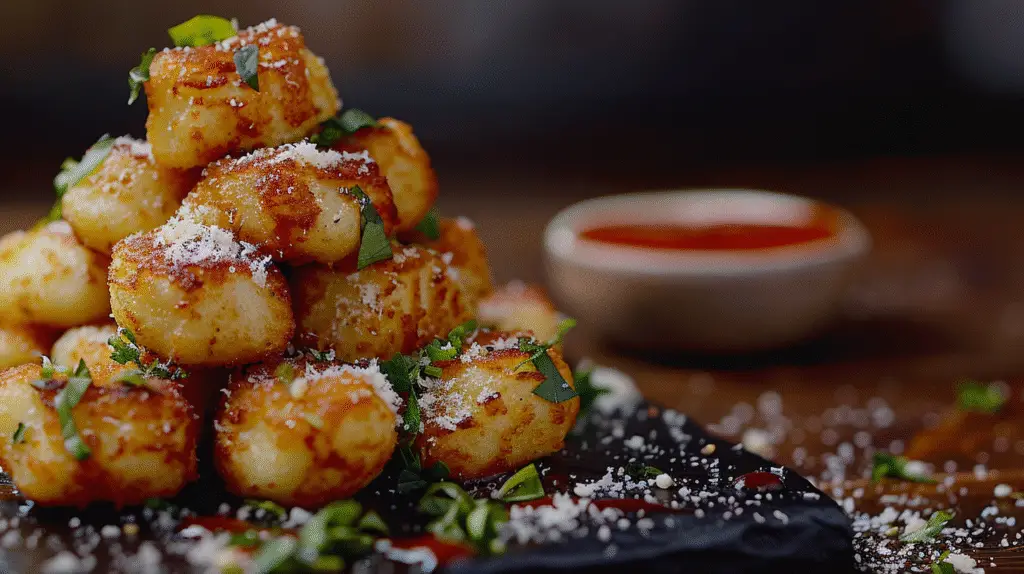 Smashed Gnocchi Bites