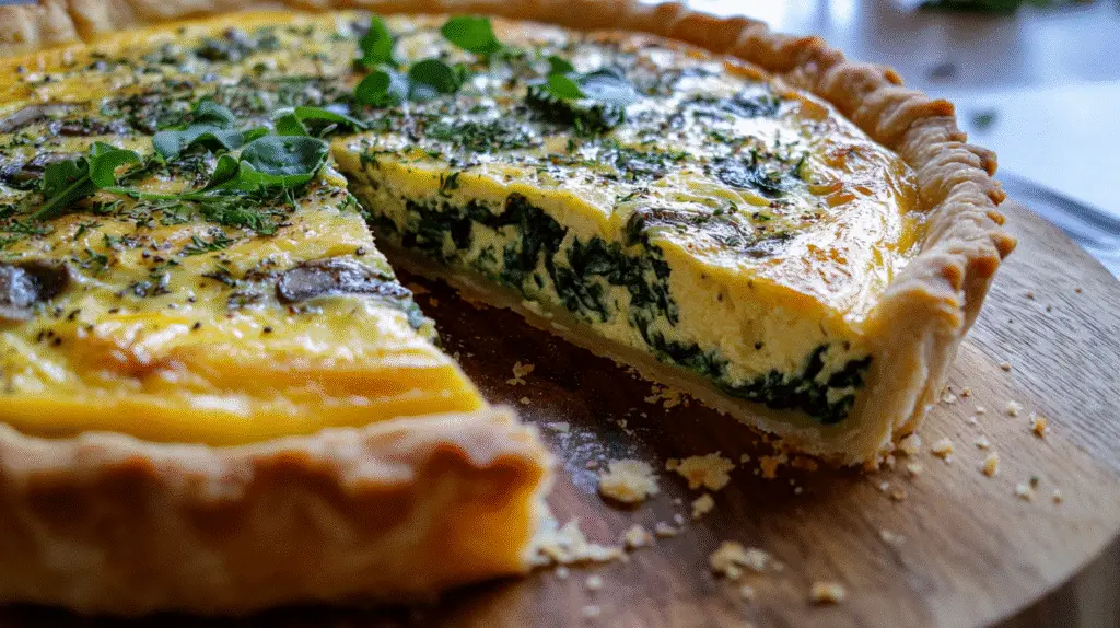 7 Secrets to the Best Spinach and Mushroom Quiche – So Creamy It Melts in Your Mouth