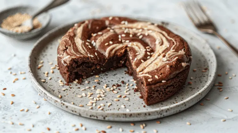 Tahini Swirl Brownies