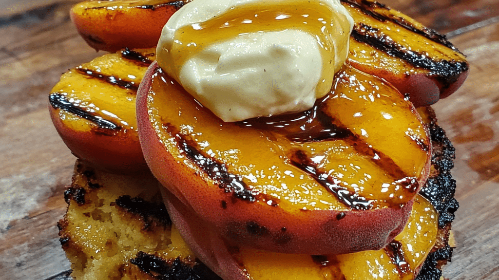9 Irresistible Reasons to Love Griddled Peaches and Cream with Pound Cake